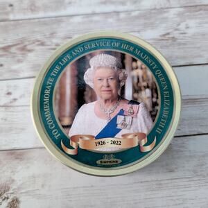 Commemorative Queen Elizabeth Empty Container/Tin
